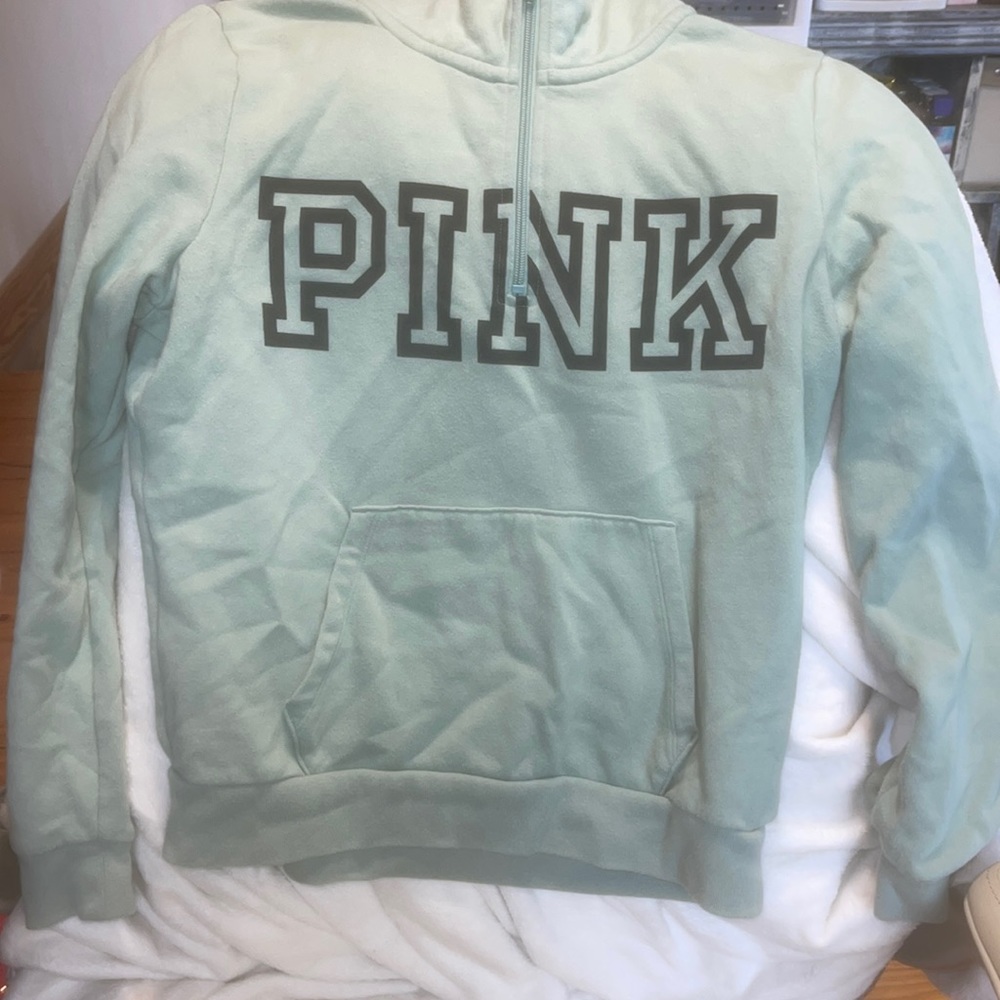 VS PINK sweatshirt medium quarter zip